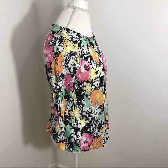 Lauren Ralph Lauren Floral Linen Top - Picture 4 of 9